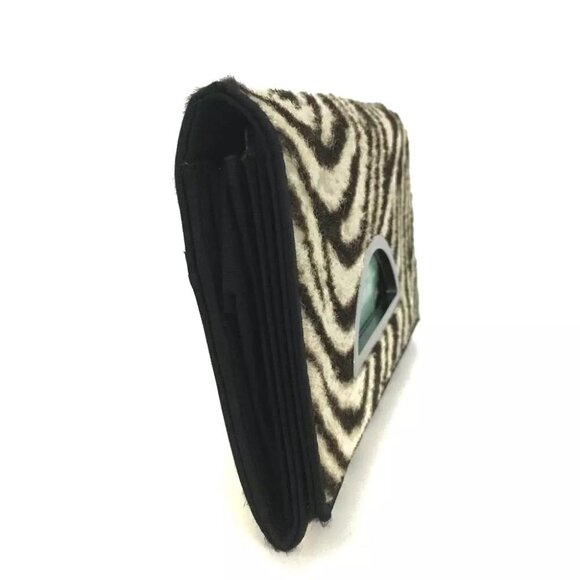 Christian Dior Zebra Leather Long Bifold Wallet/3Z0329 - Picture 2 of 8